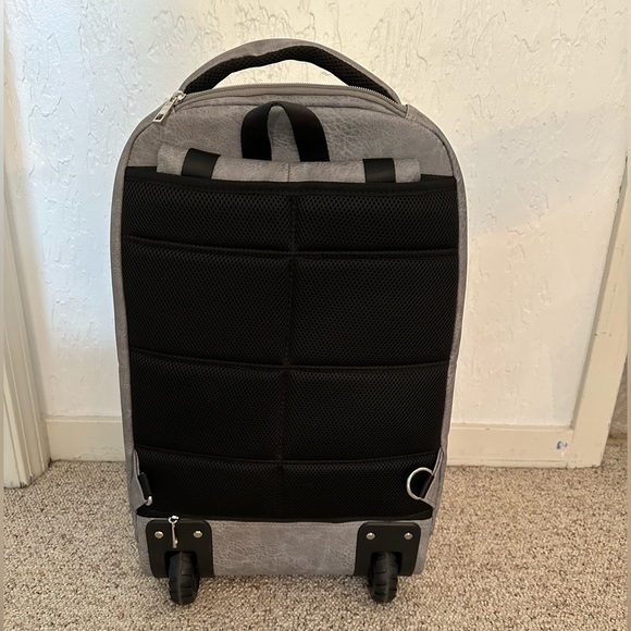 Sole Premise Bags Sole Premise Roller Shoe Bag Grey Leather Poshmark